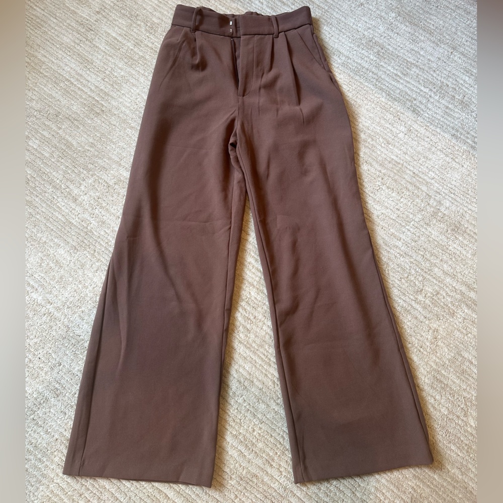 A&F Sloane Tailored Wide Leg Pant